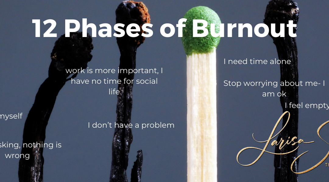 How to Recognise the 12 Phases of Burnout